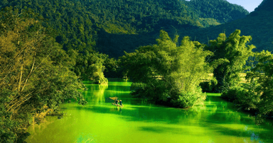 Les gens et la rivière Quay Son