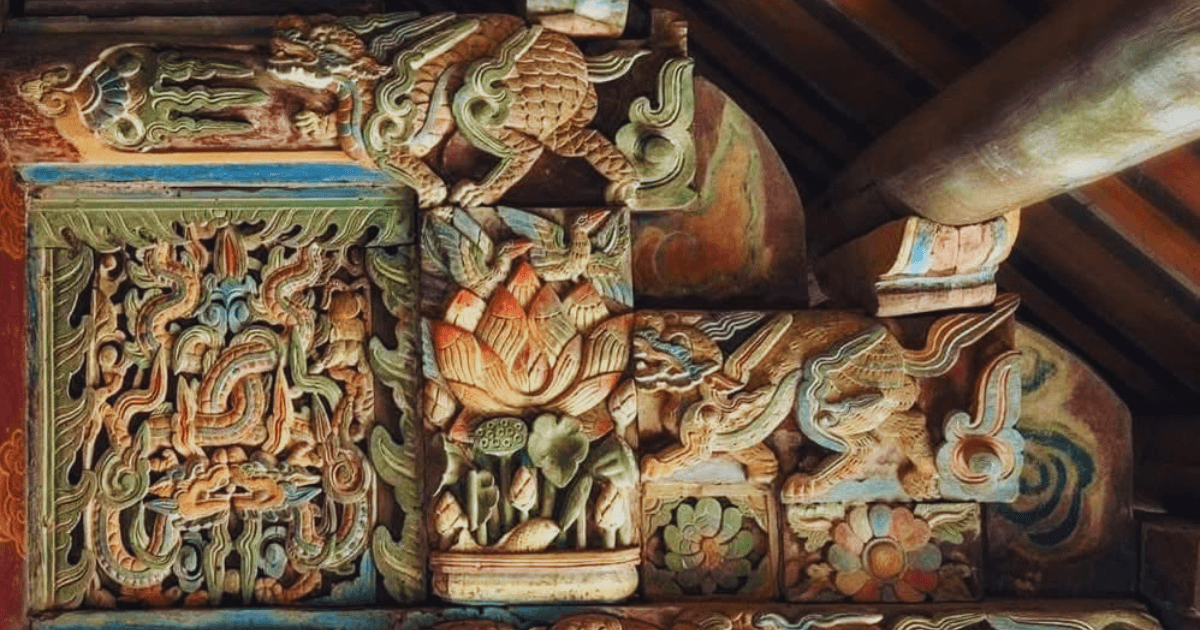 Motifs dans le temple