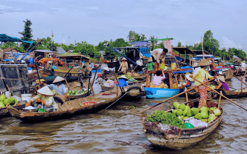 Marché flottant de Cai Be, immersion douce au cœur du Mékong
