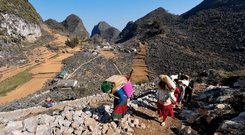 Plateau karstique de Dong Van, géoparc minéral du Nord Vietnam