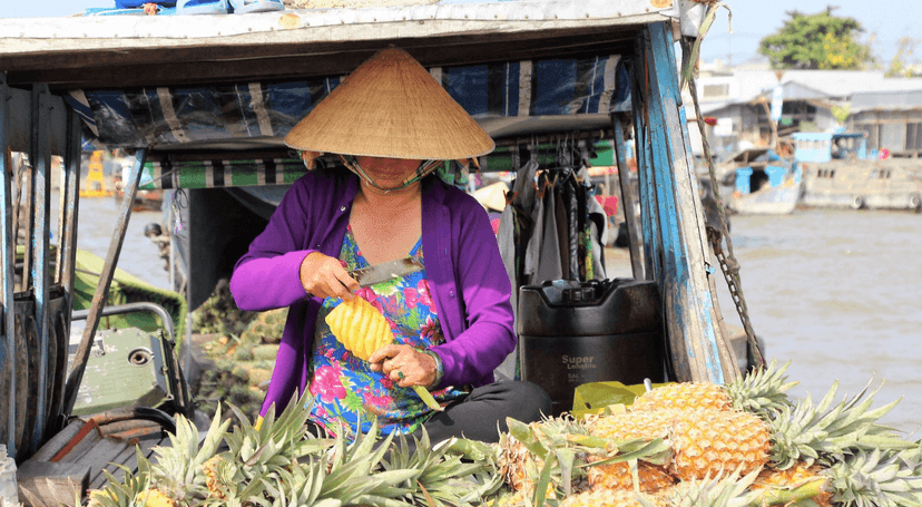 Le village flottant à Chau Doc : découvrir la vie sur le Mékong