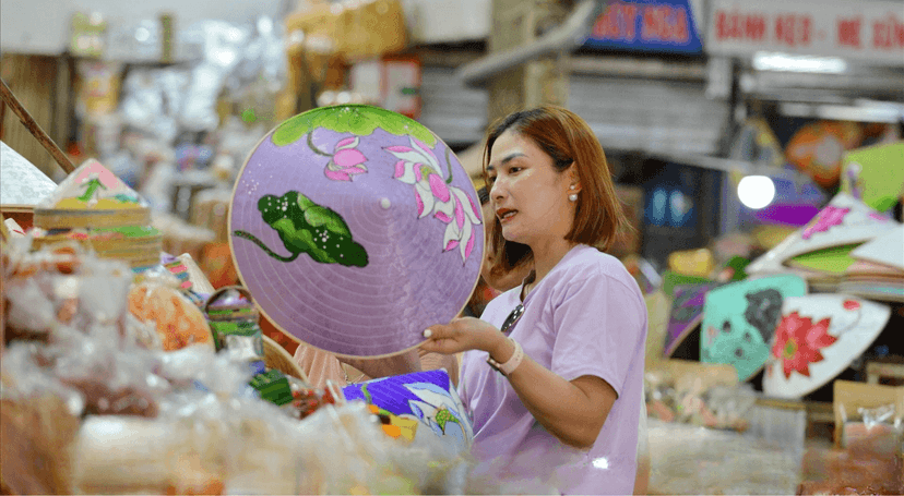 Marché Dong Ba, vie locale et saveurs de Hué