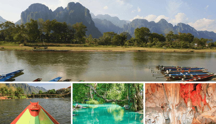 Explorer Vang Vieng et ses paysages empreints du temps