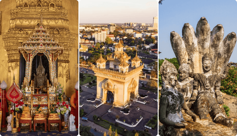 Explorer Vientiane et ses monuments empreints du temps